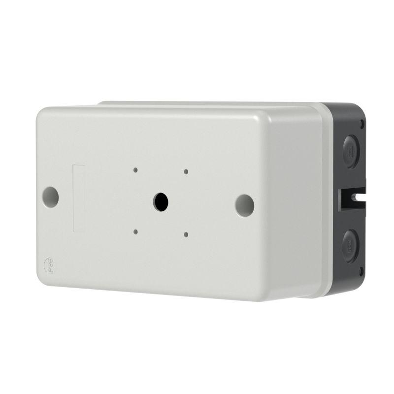 бокс пластиковый для dmp32 с ручкой типа ip65 кабельные вводы 2хm25 сверху и снизу 2хm20 с тыльной стороны черн. yon dmp32enc-sm-gb от BTSprom.by