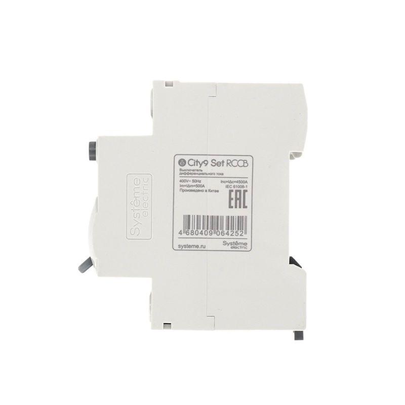  Выключатель дифференциального тока (УЗО) 4п 40А 30мА тип AC City9 Set 400В SE C9R36440 фото в каталоге от BTSprom.by