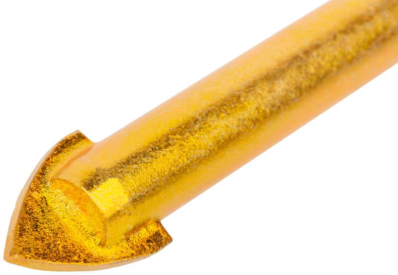  Сверло универсальное по кафелю стеклу керамограниту бетону кирпичу 12х85мм шестигранный U-хвостовик под биту КУРС 35187 фото в каталоге от BTSprom.by