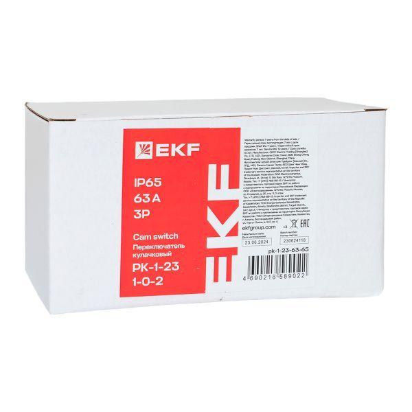  Переключатель кулачковый ПК-1-23 3п 63А "1-0-2" IP65 EKF pk-1-23-63-65 фото в каталоге от BTSprom.by