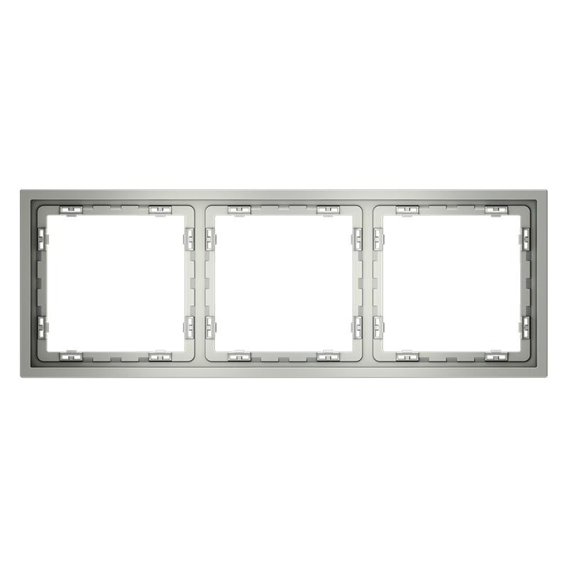 рамка 3-м s70 пластик. сталь voltum vls100305 от BTSprom.by