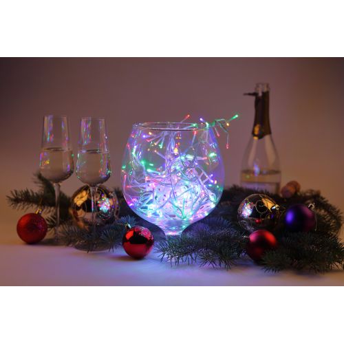  Гирлянда светодиодная "Мишура" 3.9м 200LED 220В IP20 бел. провод мультиколор ЭРА Б0047972 фото в каталоге от BTSprom.by