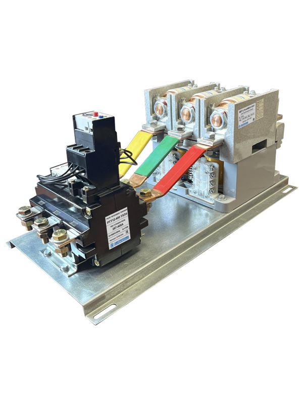 контактор вакуумный квт-1.14-4/400-3 у3-р 3п кат. 220в 4но+3нз ip00 с реле ртт12-400 267-400а электротехник et011628 от BTSprom.by