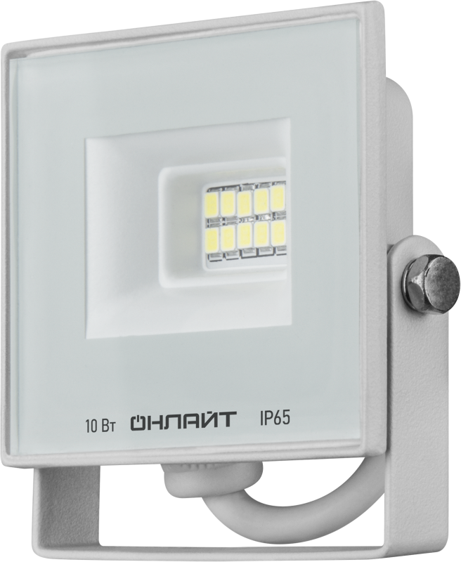 прожектор светодиодный 90 131 ofl-10-6k-wh-ip65-led 10вт 6000к ip65 800лм бел. онлайт 90131 от BTSprom.by