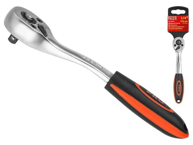 трещотка 1/4" 72зуб. 155мм pro startul (pro-48014) pro-48014 от BTSprom.by