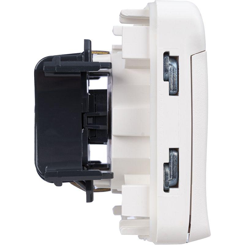  Розетка 1-м СП Plexo 16А IP55 250В 2P+E с заземл. немецк. стандарт антибактер. механизм бел. Leg 070722 фото в каталоге от BTSprom.by