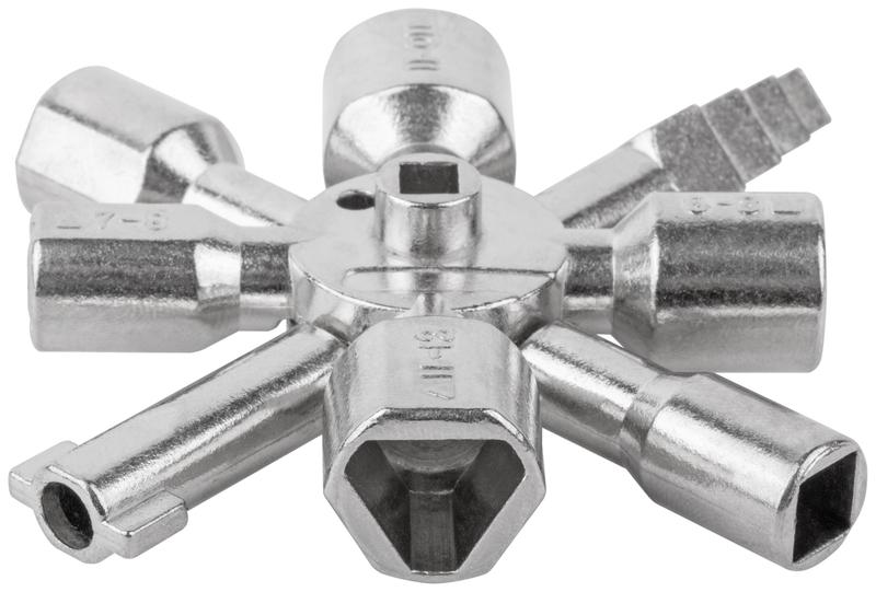  Ключ универсальный для электрошкафов 10-в-1 двусторонняя CrV бита РН2/SL7 FIT 60110 фото в каталоге от BTSprom.by