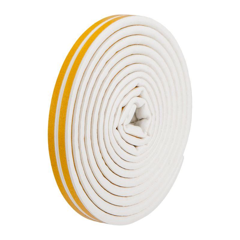 уплотнитель самоклеящийся d-профиль 9х7.5мм для зазоров 3-5мм бел. (уп.6м) proconnect 70-0633 от BTSprom.by