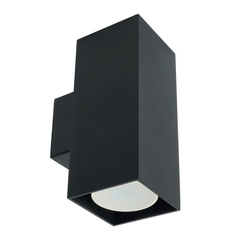 светильник настенный 35вт 230в 2хgu10 черн. ml1740 feron 48427 от BTSprom.by