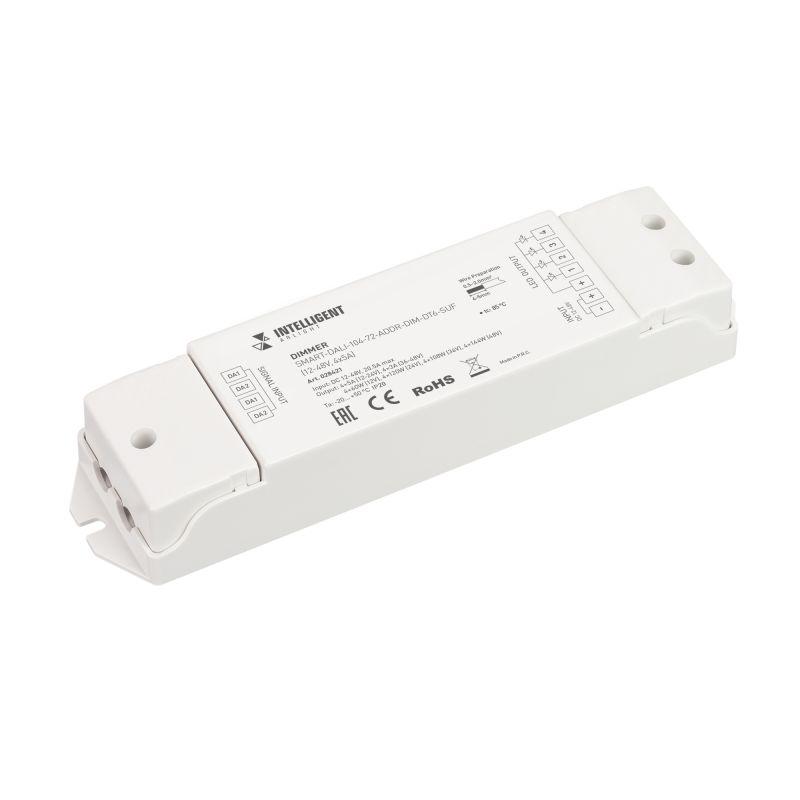диммер smart-dali-104-72-addr-dim-dt6-suf (12-48в 4х5а) (ip20 пластик) intelligent arlight 028421 от BTSprom.by