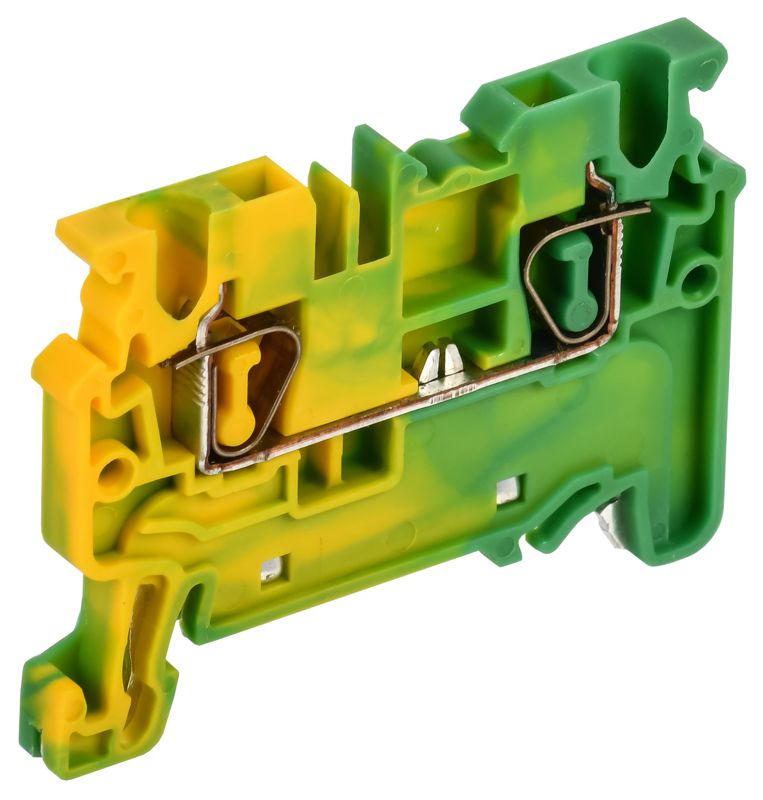 клемма пружинная cx2.5 pe 2.5кв.мм проходная заземл. armafix iek af-ct41-00-k52-002 от BTSprom.by