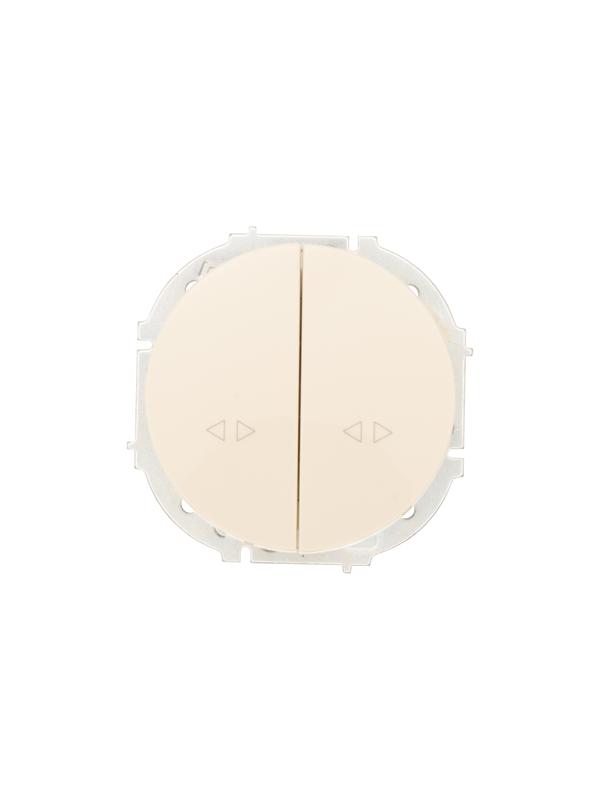 выключатель промежуточный 2-кл.сп osen 10а ip20 механизм сл. кость lezard 743-9088-107tw от BTSprom.by