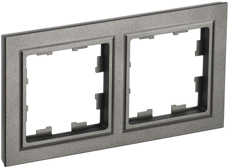 рамка 2-м brite ру-2-брш шампань iek br-m22-k37 от BTSprom.by