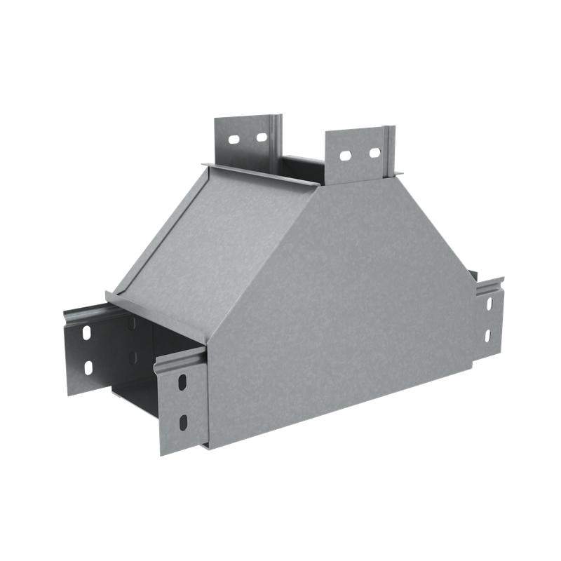 Отвод для лотка Т-образ. вертикал. вверх 100х80 "ПЛЮС" TDNplus80-100 INOX304 КМ PL6211 от BTSprom.by