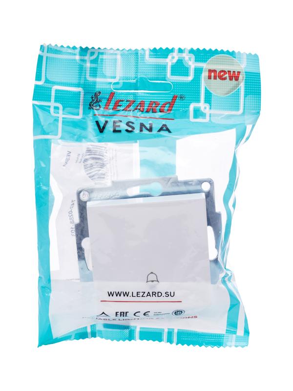 механизм кнопки звонка сп vesna бел. lezard 742-0288-103 от BTSprom.by