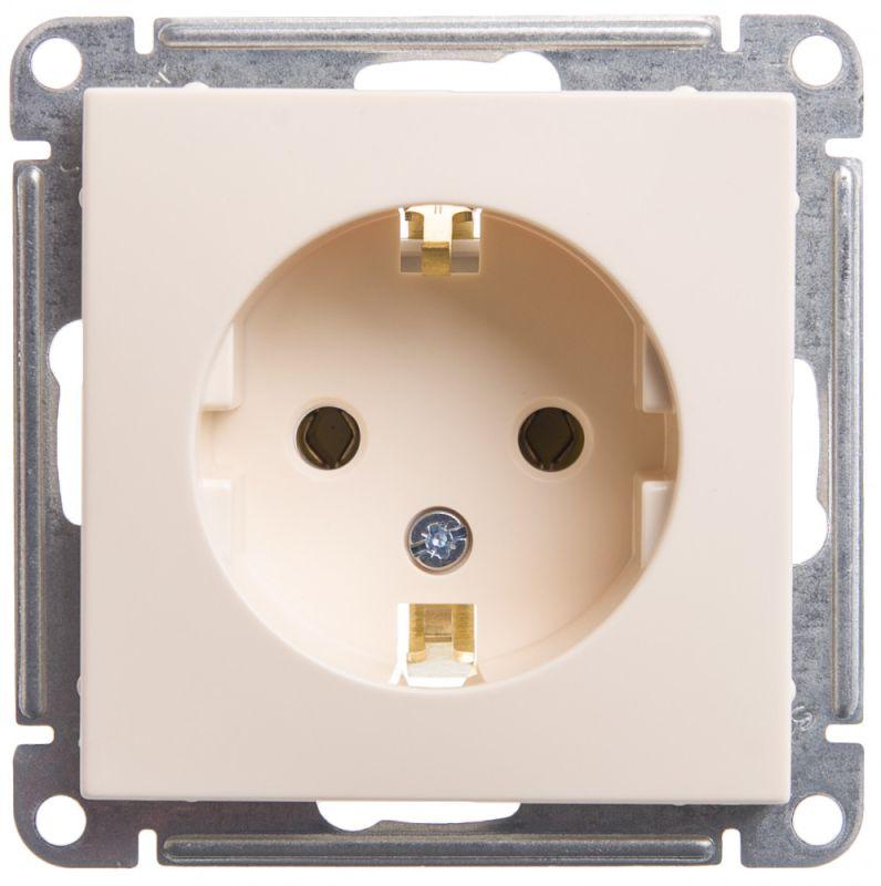 розетка 1-м сп w59 16а ip20 с заземл. без защ. шторок механизм сл. кость se rs16-154-2-86 от BTSprom.by