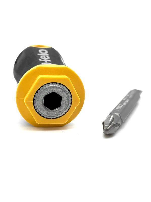 Отвертка с двухсторонней битой Stubby SL5.5/PH2 60мм Felo 46926010 фото в каталоге от BTSprom.by  Отвертка с двухсторонней битой Stubby SL5.5/PH2 60мм Felo 46926010 фото в каталоге от BTSprom.by