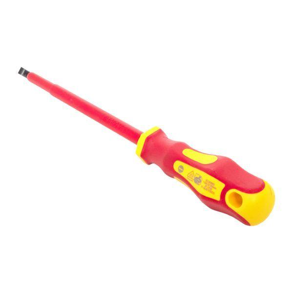  Отвертка SL6.5х150мм Master 1000В Basic EKF sl-6.5-150-mas-in фото в каталоге от BTSprom.by