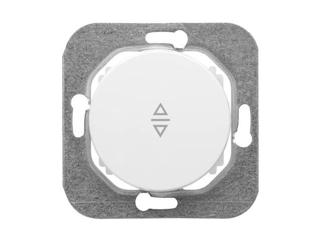 выключатель 1 клав. проходной (cкрытый, 10а) белый, прованс, bylectrica с6/2 10-3362 от BTSprom.by