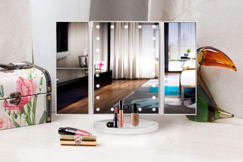 Зеркало M217-DL C01 с LED подсветкой 1x/2x/3x увеличение дневной свет 5Вт 4хLR03/USB бел. Camelion 14005 фото в каталоге от BTSprom.by  Зеркало M217-DL C01 с LED подсветкой 1x/2x/3x увеличение дневной свет 5Вт 4хLR03/USB бел. Camelion 14005 фото в каталоге от BTSprom.by