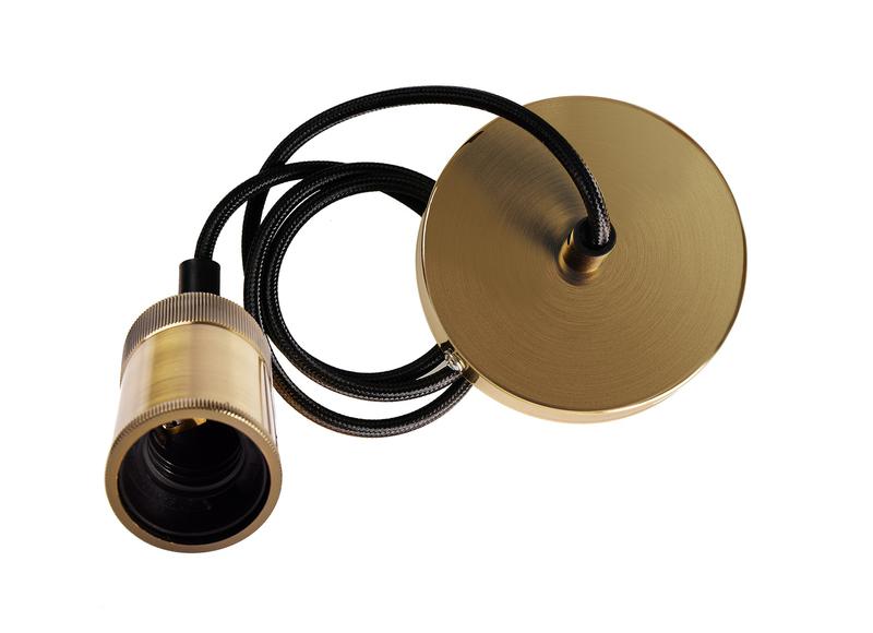 патрон с проводом retro plc 03 e27 230v/1m antique bronze pro jazzway 5039032 от BTSprom.by