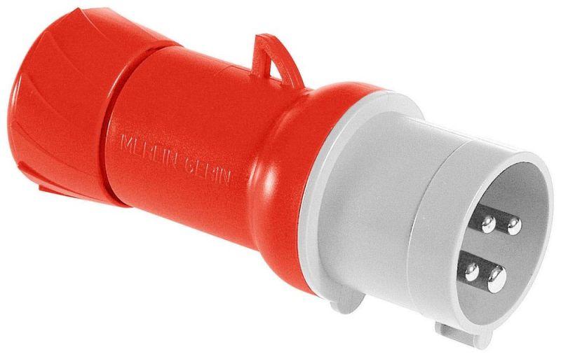  Вилка кабельная 32А 3P+E 380В винт. IP44 SchE PKE32M434 фото в каталоге от BTSprom.by