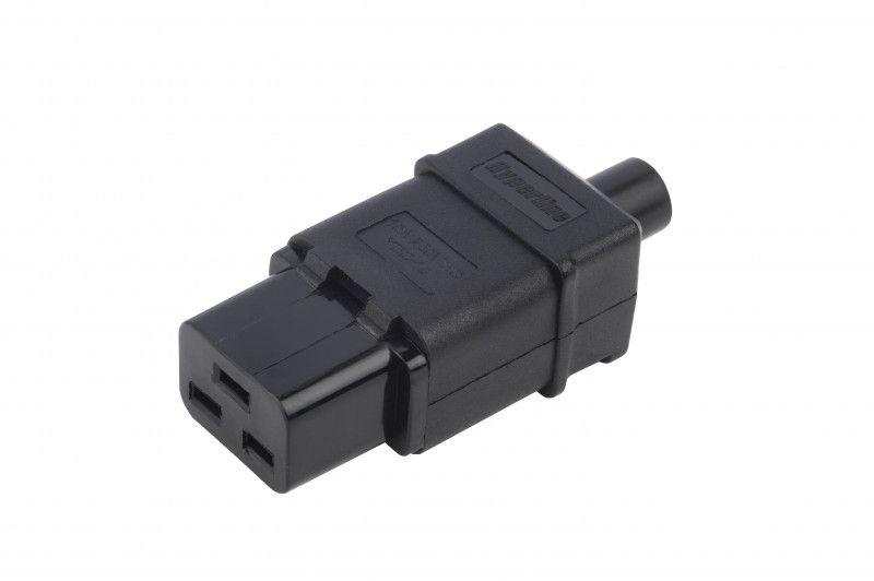 разъем con-iec320c19 прямой iec 60320 c19 220в 16а на кабель контакты на винтах (плоск. контакты внутри разъема) hyperline 54434 от BTSprom.by
