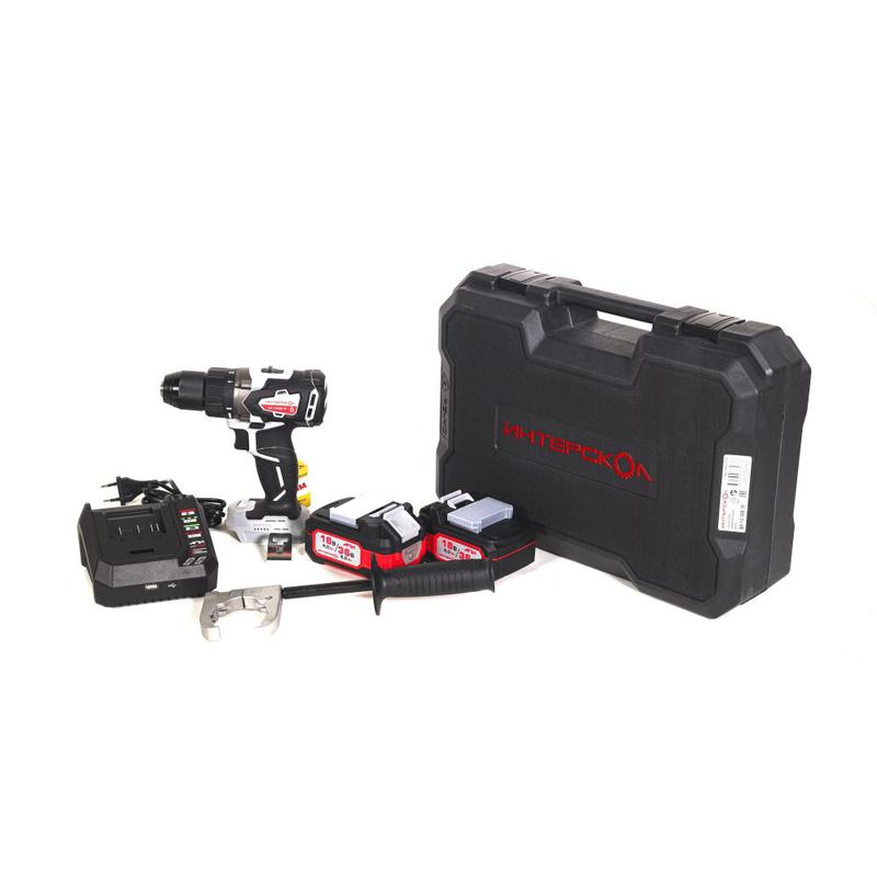  Дрель-шуруповерт аккумуляторная бесщеточн. ДА-13/36В 70 Li-ion АПИ (кейс 2 аккум. 2.0А.ч ЗУ) ИНТЕРСКОЛ 814.2.2.70 фото в каталоге от BTSprom.by