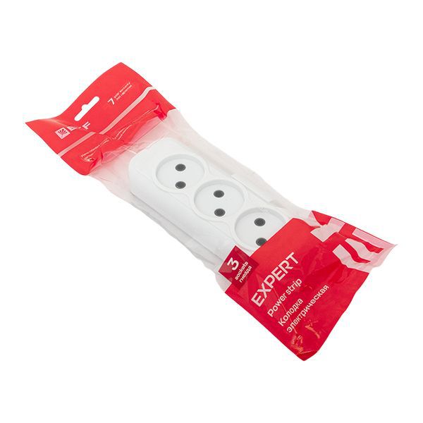  Колодка удлинителя 3-м без заземл. 10А Эксперт 2.2кВт EKF AKB10-3 фото в каталоге от BTSprom.by