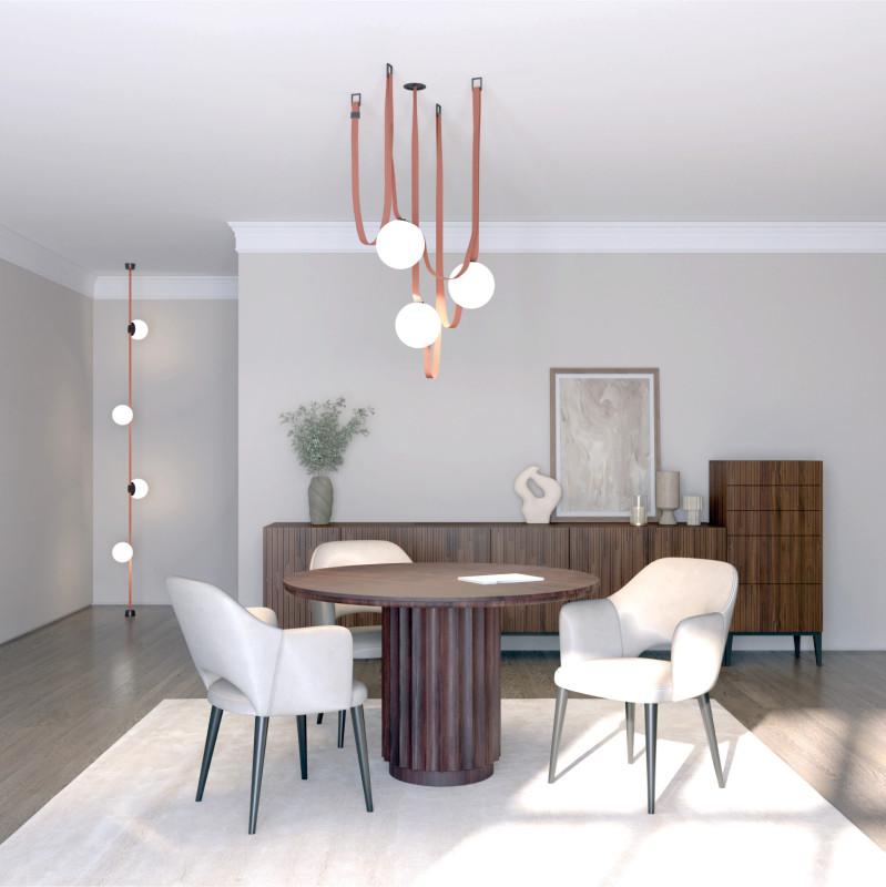  Светильник для трека-ремня Belty Orb 10Вт 4000К IP20 48В DC 150х147мм RA90 120град. со светодиодом акрил черн. DENKIRS 723155 фото в каталоге от BTSprom.by