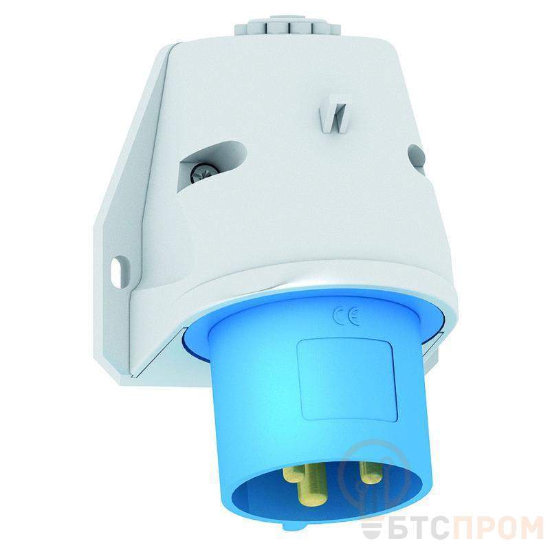  Вилка настенная 32А 3п 6ч 230В IP44 92х94 Quick Connect Bals 24402 фото в каталоге от BTSprom.by