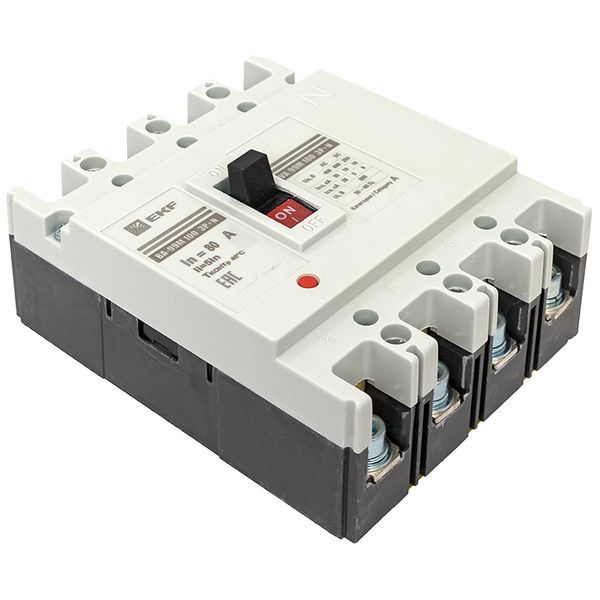  Выключатель автоматический 4п 100/80А 5In 35кА ВА-99М PROxima EKF mccb99-4P5In100-80m фото в каталоге от BTSprom.by