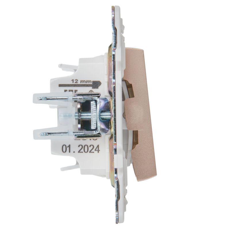  Выключатель 2-кл. SKANDY 10А SK-V09Sa с индикацией песочн. IEK SK-V20-1-10-K98 фото в каталоге от BTSprom.by