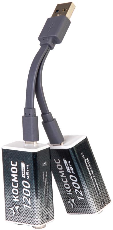  Аккумулятор крона Li-ion 9В 1200мАч (блист.1шт) КОСМОС KOCLi9V1200mAh1BL фото в каталоге от BTSprom.by