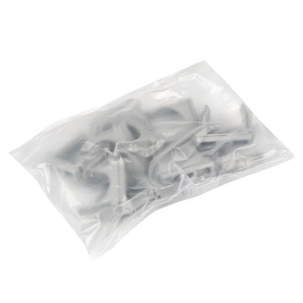  Держатель для труб (клипса) d32мм сер. (уп.10шт) Plast EKF derj-z-32n-r фото в каталоге от BTSprom.by