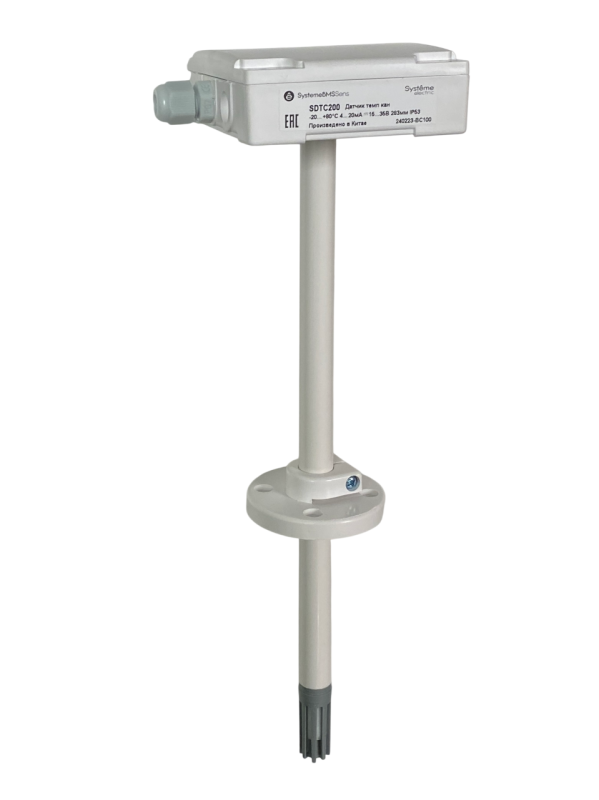 датчик температуры канальный -20…80град.c 4…20ма 200мм =15...35в se sdtc200 от BTSprom.by