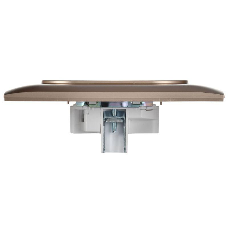  Розетка 2-м SKANDY 10А без заземл. без защ. шторок в сборе SK-R10Sa песочн. IEK SK-R20-10-K98-F фото в каталоге от BTSprom.by