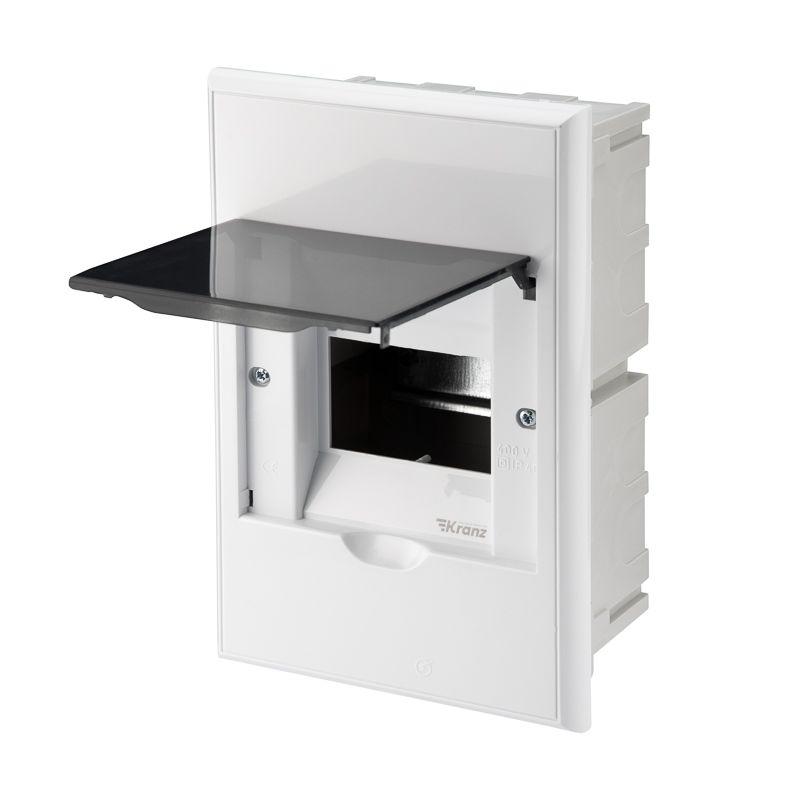  Бокс пластиковый ЩРВ-П-4 IP41 бел. Kranz KR-11-0204 фото в каталоге от BTSprom.by