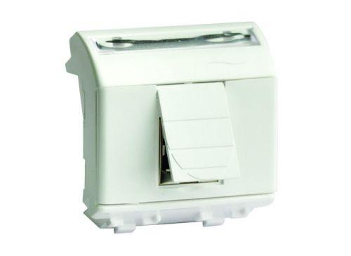 розетка компьютерная сп 2мод. brava rj45 кат.6a бел. dkc 76679b от BTSprom.by
