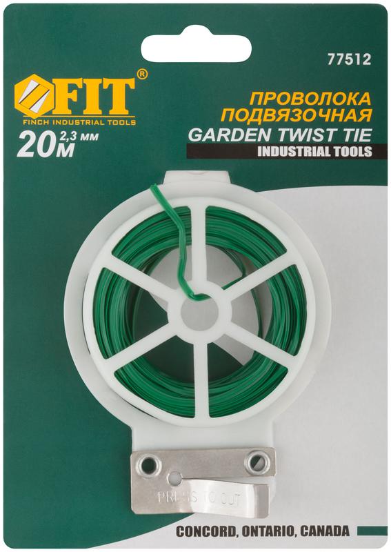  Проволока подвязочная садовая на катушке 20м FIT 77512 фото в каталоге от BTSprom.by