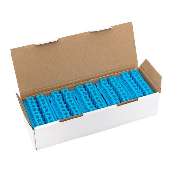  Колодка клеммная винтовая 6 UT син. EKF scr-ut-6-b фото в каталоге от BTSprom.by