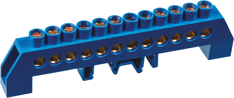 шина нулевая 90 744 obb-i812-12dp-b в комбинированном din-изоляторе «стойка» онлайт 90744 от BTSprom.by