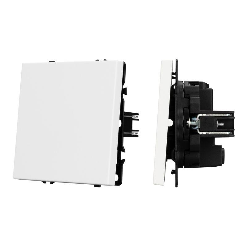 выключатель перекрестный 1-кл. swt-nobe-mkx1-sfpl-wh 10а 230в механизм arlight 054234 от BTSprom.by