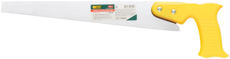  Ножовка по дереву выкружная пластиковая ручка 300мм FIT 40571 фото в каталоге от BTSprom.by