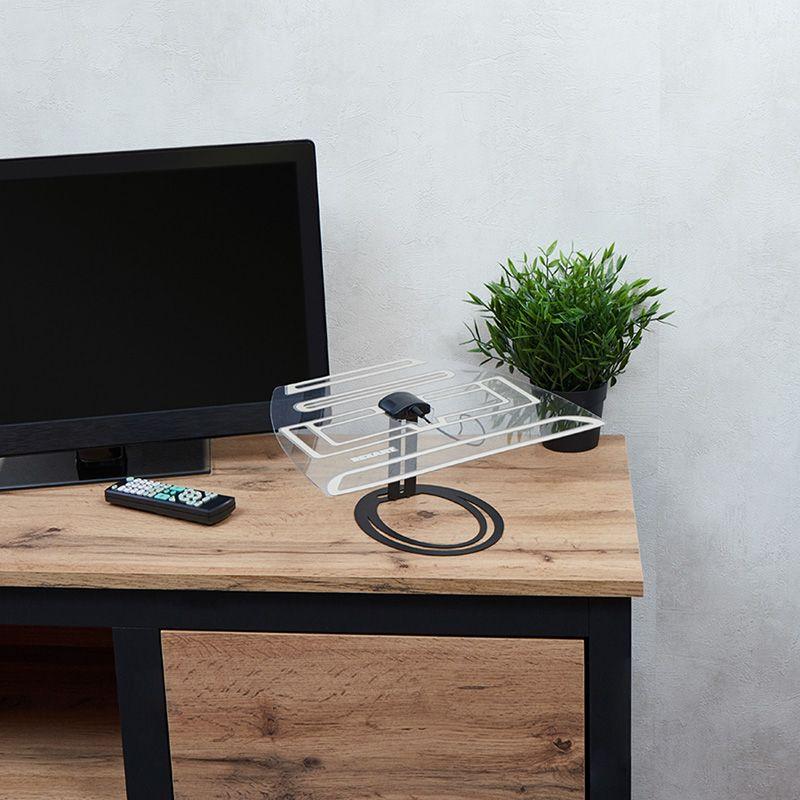  Антенна ТВ комнатная "АКТИВНАЯ" для цифрового телевидения DVB-T2 Ag-701 Rexant 34-0701 фото в каталоге от BTSprom.by