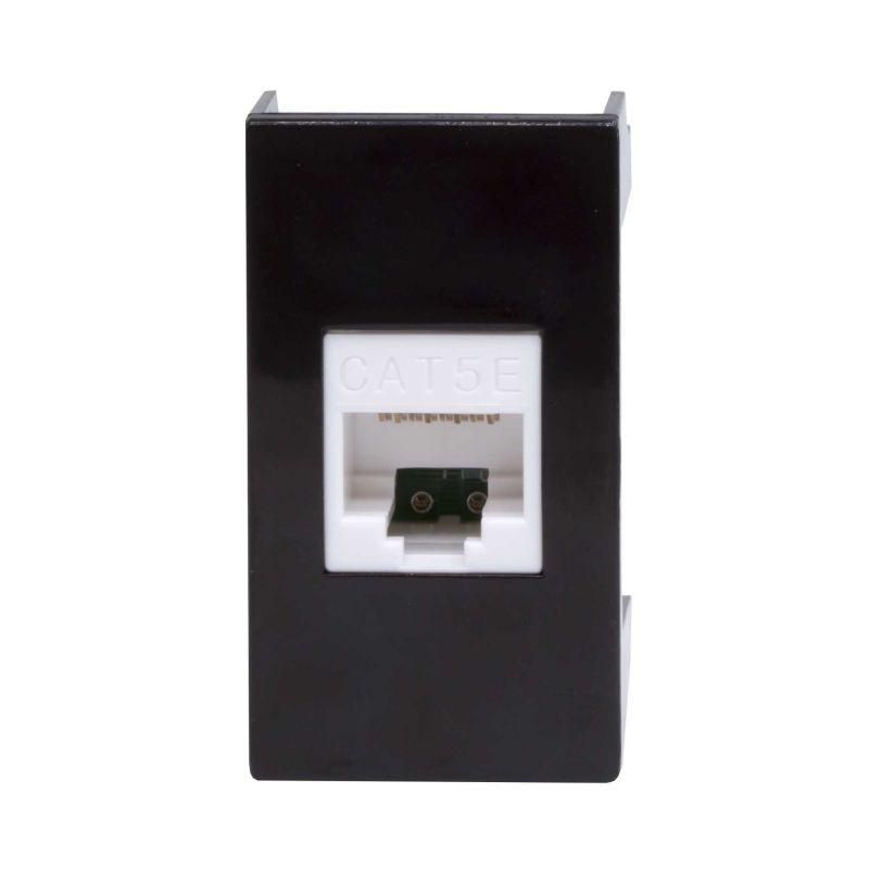 розетка компьютерная 1-м 1мод. viva rj45 кат.5e черн. dkc 45238 от BTSprom.by