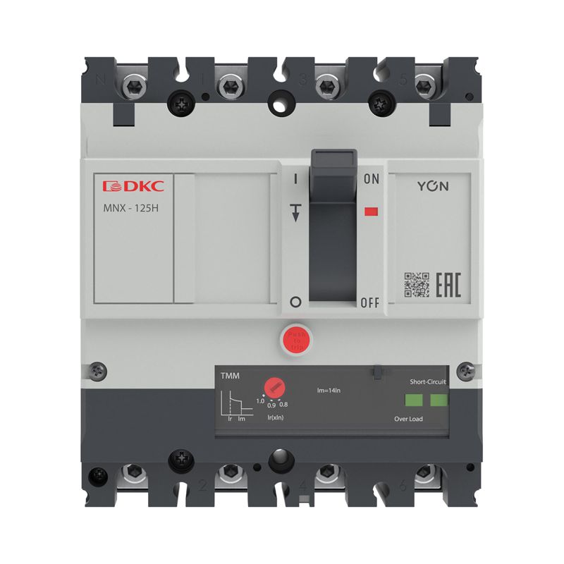  Выключатель автоматический 3N 32А 150кА pro MNX125H при AC415V расцепитель TMM YON MNX125H3NTMM0032 фото в каталоге от BTSprom.by