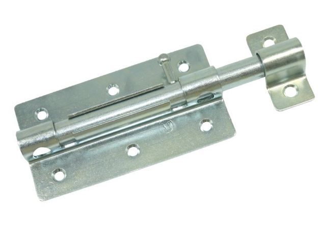 задвижка дверная 120 мм зд-09, белый цинк starfix smp-10377-1 от BTSprom.by