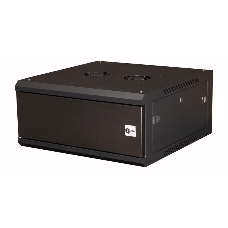 шкаф телекоммуникационный настен. 19дюйм 4u 280х600х600мм дверь метал. черн. datarex dr-640101 от BTSprom.by