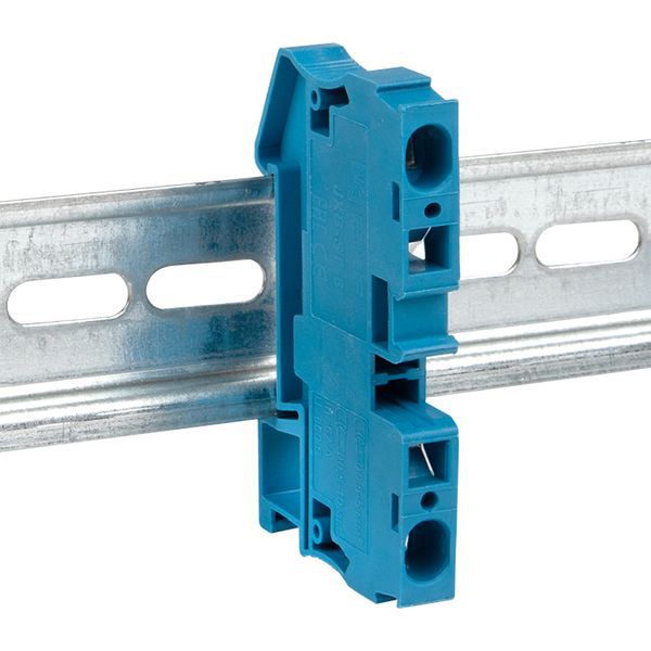  Колодка клеммная ST-6 57А пружинная син. EKF plc-jxb-st-6-blue фото в каталоге от BTSprom.by